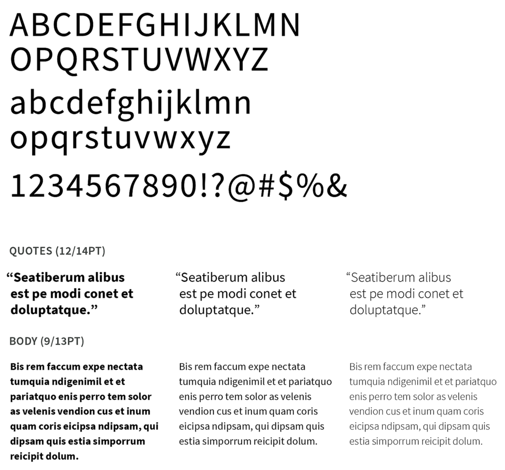 typography fonts