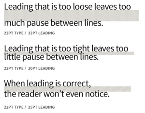 Leading In Text Typography - Identity Guide